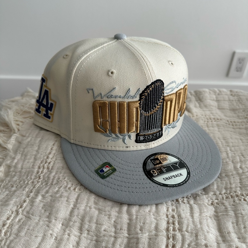 Los Angeles Dodgers 2024 World Series Champions Parade New Era 9FIFTY Hat CHAMPS